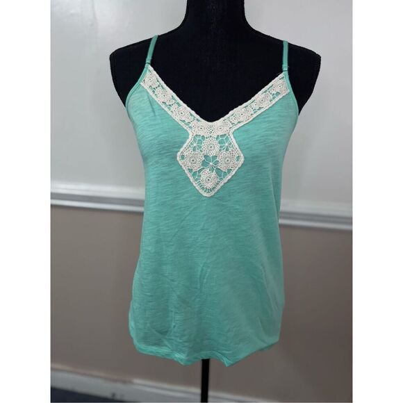 American Eagle Mint Green Tank Top with Adjustable Straps Size Medium - Picture 1 of 8